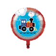 thumbnail image 1 of Creative Party Tout à Bord Train Ballon en Aluminium, 1 of 1