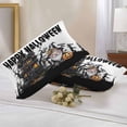 thumbnail image 2 of Outdoor Waterproof Pillow Covers Halloween Scary Pumpkin Tree Decorative Throw Pillow Protectors,Gnome Horror Castle Pillowcase Cushion Cases for Patio Sofa Garden Couch,20x12in,Pack of 2, 2 of 9