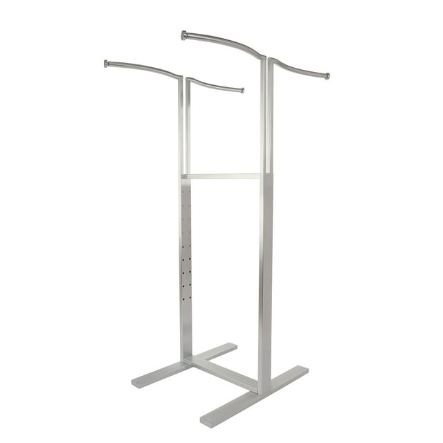 Econoco BA47CRVSC Marchandise Réglable 4 Voies avec Rail en S - Finition Chrome Satiné, Taille du Pack - 1