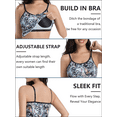 thumbnail image 6 of Women's Camisole with Built in Bra Tank Tops for Layering Stretch Casual Undershirts Adjustable Strap Womens Print Basic, 6 of 8
