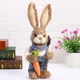 thumbnail image 3 of Sywqhk Adornos de conejito de Pascua Accesorios de fotografía de conejo de simulación de paja linda (E) Sywqhk Para estrenar, 3 of 9