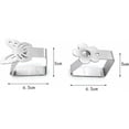 thumbnail image 5 of Clips para mantel Juego de 4 clips para mantel de acero inoxidable para mantel, mantel, clips para mantel (mariposa), acero antioxidante, plateado 1, 6,5 5 cm, 5 of 5
