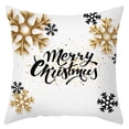 thumbnail image 1 of Dainzusyful Ornements de Noël Rouges, Housses de Coussin de Noël, Décorations de Joyeux Noël pour la Maison, Cadeau, Taie d'Oreiller, Décorations de Noël, Articles en Liquidation, 1 of 1