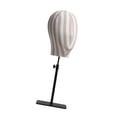 thumbnail image 4 of Soporte para cabeza de maniquí Soporte para exhibición de cabeza de maniquí con base Fácil de usar Ajustable Raya negra, 4 of 9