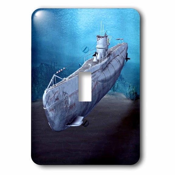 3dRose, Military Submarine, single toggle switch