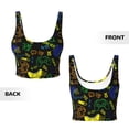 thumbnail image 3 of Sikiie Game Play Print Strappy Sports Bra for Women Padded Push Up Sports Bra Athletic Running Sports Bra Workout Bra Yoga Bra, 3 of 5