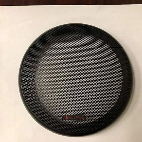 5-1/4 Speaker Grill with Metal MESH and Plastic Ring Black Overall Diameter 6-1/4" (1 Pair)