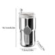 thumbnail image 3 of Stainless Steel Insulated Coffee Mug | 316 Thermal Travel Cup | Leak-Proof Frosted Textured Portable Drinkware | Temperature Display | Multiple Colors | 16.1x7.3cm | 1pc, 3 of 6