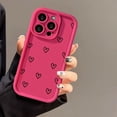 thumbnail image 3 of Funda de silicona líquida para iPhone 13 Fundas iPhone 15 14 16 Pro Max 11 12 Xs X XR 7 8 Plus SE2020 2022 Funda a prueba de golpes con forma de corazón, 3 of 5