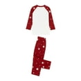 thumbnail image 6 of Nituyy Merry Christmas Family Matching Pajamas Sets Plaid Deer Print Holiday Xmas Pjs Sleepwear For Family, 6 of 10