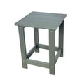 thumbnail image 4 of Shine Company Adirondack Indoor/Outdoor Square Resin End Table in Gray, 4 of 5