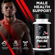 Power Pulse XXL Capsules, Dietary Supplement for Overall Health, Complete Daily Formula for Peak Performance, Advanced Formula Pills, PowerPulse XXL Reviews (60 Capsules)