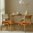 thumbnail image 3 of SEANATIVE Thanksgiving Dining Chair Covers Set of 2 Maple Leaves Chairs Seat Covers for Dining Room Chairs Fall Chair Slipcovers with Elastic Band Dining Stool Covers for Household Decor, 3 of 7