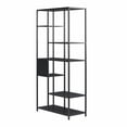 thumbnail image 4 of Systembuild Evolution Mission District Metal Bookcase Room Divider, Graphite, 4 of 8