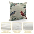 thumbnail image 4 of BCIIG Birds Branch Flowers Decorative Throw Pillow Cover for Home Couch Living Room Bed Sofa - High-Quality Spring Graphic Print on Both Sides - 1PC 18x18in, 4 of 5