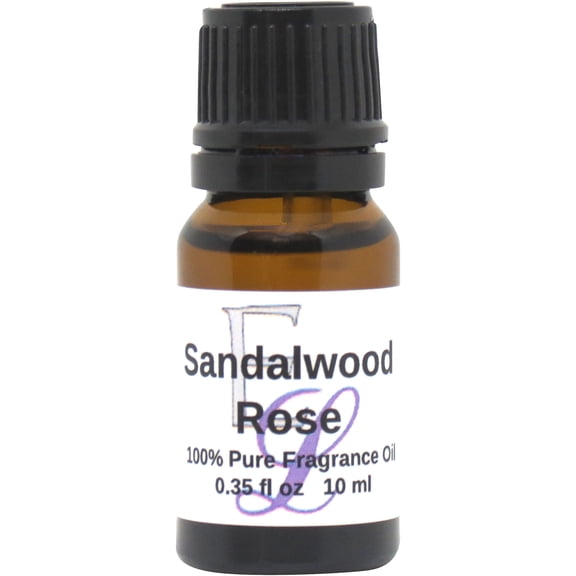 Sandalwood Rose Fragrance Oil by Eclectic Lady, 10 ml, Premium Grade Fragrance Oil