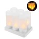 thumbnail image 2 of 6 PCS Rechargeable Flameless Candles Realistic Flickering Yellow LED Cordless Tealight Candles with 2025 Walkbee, 2 of 5