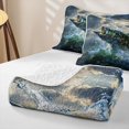 thumbnail image 4 of Erosebridal Splash Bass Fish Twin Quilt Set,Lake Fishing Art Twin Coverlet Set For Boys,2-Piece, 4 of 7