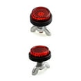 thumbnail image 4 of Reflective Motorcycle License Frame Bolts Weather Resistant Plastic Metal Hardware 4/8Pcs Pack Red Reflector, 4 of 8