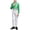 Green, variant on Lovzfmll 3-Piece Suit for Boys, Sequin Shirt & Bow Tie & Pants, Formal Performance Outfits for Little Boys, 9-10 Years