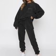 thumbnail image 2 of LNGOOR Ensemble de Détente 2 Pcs en Velours Côtelé pour Femmes, Chandail à Manches Longues et Pantalon de Survêtement, Vêtements de Mode Automne pour Femmes, 2 of 7