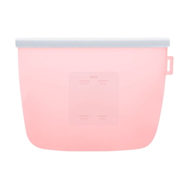 1pc Silicone Food Storage Bags Reusable Meal Prep Containers For Microwave Dishwasher And Freezer For Food Pickle Container Kitchen for Organization Take Out Containers Disposable
