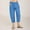 Blue, variant on Baqcunre Linen Pants Women,Wide Leg Casual Pants with Pockets Lightweight High Waisted Adjustable Tie Knot Loose Trousers,Womens Fashion Capri Pants for Women Women's Pants Womens Clothes Dark Gray L