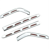Kuryakyn Lighted Saddlebag Molding Chrome w/Red Lens (3202)