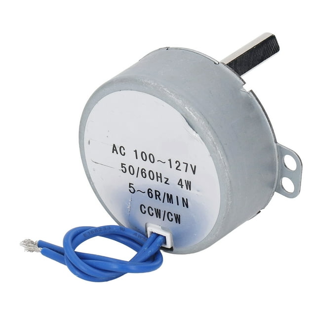 Synchronous Motor, Wide Application Synchron Motor Part 5-6RPM 6.5mm Shaft Diameter Low Noise AC 100-127V For Electric Fan