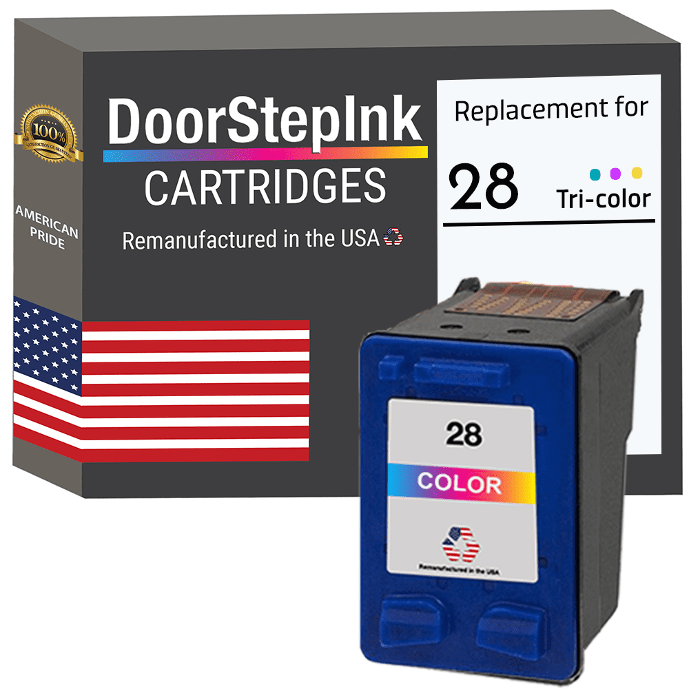 DoorStepInk High Yield Remanufactured Ink Cartridge for HP 28 C8728AN Tri-Color