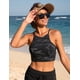 thumbnail image 4 of Top de Bikini CRZ YOGA Cuello Alto con Espalda Racer y Relleno Gris S, 4 of 5