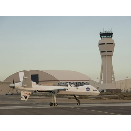 LAMINATED POSTER ED09-0242-42 NASA's remotely piloted Ikhana aircraft, a modified General Atomics Predator B, taxis t Poster Print 24 x 36