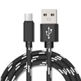 thumbnail image 2 of Charging Cable Type-C Fast Charger Cord Nylon Braided Data Wire Phone Cable Accessory, 2 Meter, Black,Maoww, 2 of 9