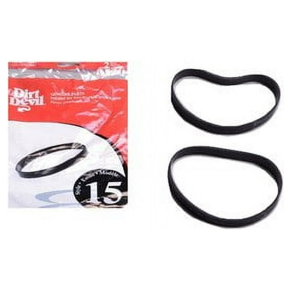 Dirt Devil Upright Style 15 Belts 2 Pk - 3SN0220001, 1SN0220001