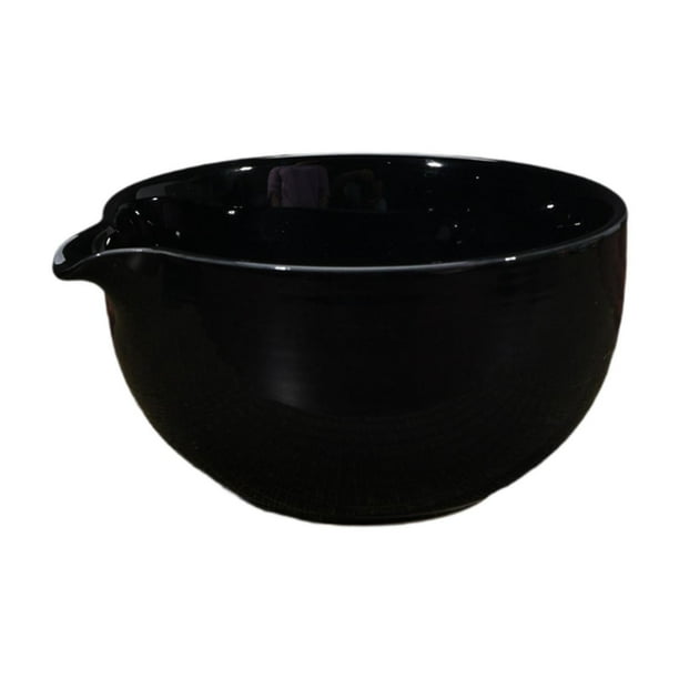 Cuenco de cerámica para matcha, cuenco de té de porcelana tradicional hecho a mano para ceremonia del té. negro