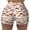 Cartoon Mushrooms, variant on Cartoon Planets Biker Shorts for Women Seamless Scrunch Short Women’s Yoga Shorts for Gym Running Sport Shorts - Small