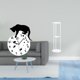 thumbnail image 2 of Reloj colgante silencioso de pared con diseño de gato, movimiento silencioso, para sala de estar, analógico, sin , para , comedor,, 2 of 8