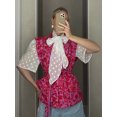 thumbnail image 3 of HH TRAF - Chaleco de tirantes con estampado de mariposas sin mangas, estilo retro, elegante y versátil, para mujer, estilo informal de calle, 3 of 4