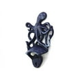 thumbnail image 2 of Hampton Nautical Rustic Dark Blue Wall Mounted Octopus Bottle Opener 6"-Vintage Cast Iron Decor-Sea Life, 2 of 2