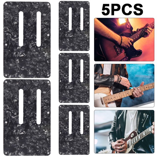 Placas Traseras Bsvklp para Guitarra Doble Cubierta Antiarañazos 5 Uds