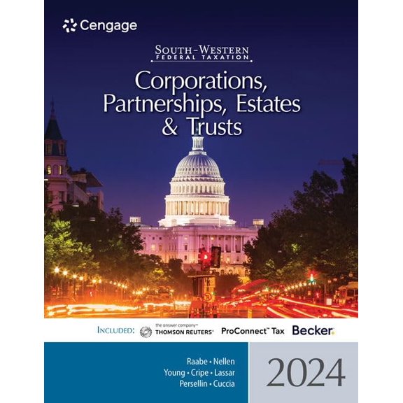 Pre-Owned South-Western Federal Taxation 2024: Corporations, Partnerships, Estates and Trusts Paperback