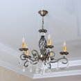 thumbnail image 2 of 6pcs Chandelier Candle Sleeves E14 Candle Socket Covers Candelabra Base Covers, 2 of 9