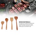 thumbnail image 3 of Wooden Spatula,  Kitchen Wood Utensils With Hanging Hole For Frying, 3 of 8