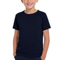 thumbnail image 3 of THDHVS Boys T Shirts,Solid Color Quick Dry Round Neck Short Sleeve T-shirt Breathable Fitness Athletic Wear for Kids,Shirts for Boys Navy 5-6 Years, 3 of 9