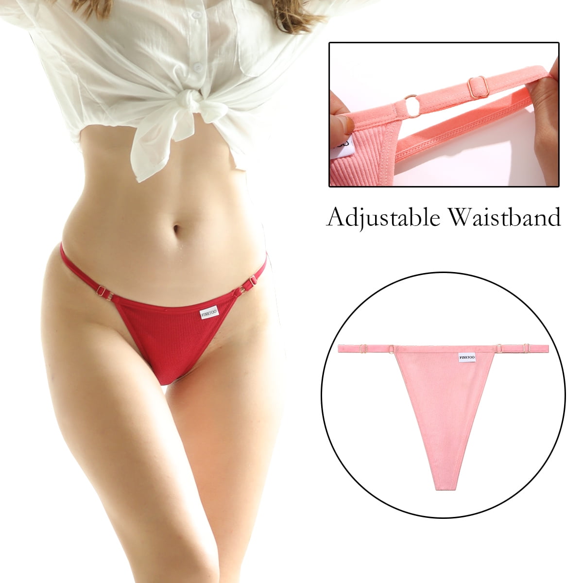 2 Pcs S-XL Women Thong Sports T-back Underwear Breathable Summer Thin Belt  Cotton G-string Tangas Comfortable