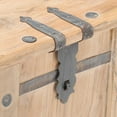 thumbnail image 5 of vidaXL Chest Storage Box Trunk Bench Hall Cabinet Furniture Solid Wood Acacia, 5 of 16