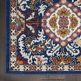 thumbnail image 3 of Nourison Passion Traditional Rustic Indoor Rug Blue/Multicolor 3'9" x 5'9", 3 of 9