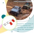 thumbnail image 3 of Model Cars Metal Signal Flags with Pole DIY Modification Replaceable Parts Automobile Accessory Replacement for WPL Red 2 Pcs/Set, 3 of 8
