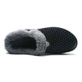 thumbnail image 5 of Pandaie Mens Womens Lined Clogs Unisex Winter Fleece Walking Garden Shoes Non Slip Fuzzy Plush Mules Footwear Black 6, 5 of 8