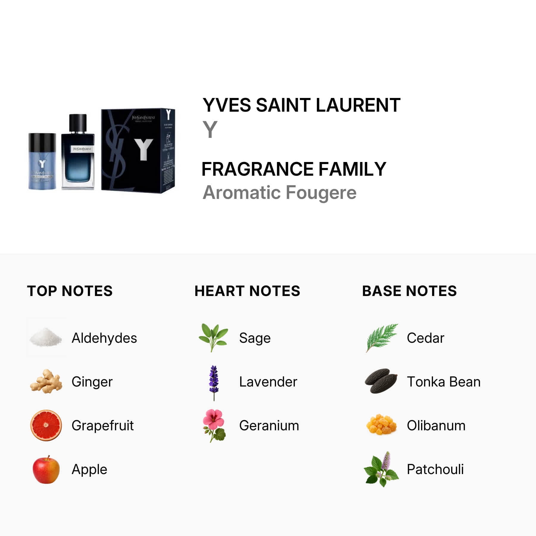 Yves Saint Laurent 2pc Gift Set 3.3 oz EDP + 2.6 oz Deo Stick